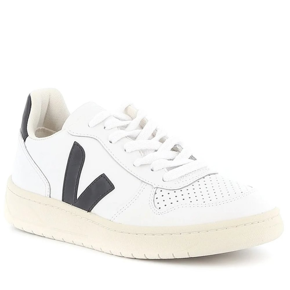 Veja V-10 Lace-Up Women's Sneakers in White Size US 9.5 #47